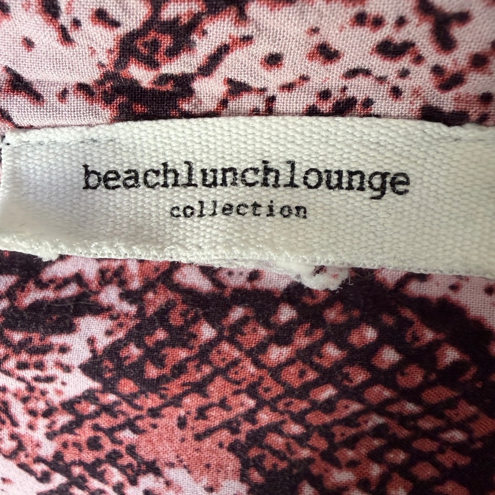 BeachLunchLounge Patchwork Boho Blouse Mixed Prin… - image 4